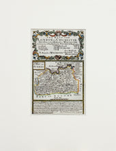 Load image into Gallery viewer, The Road from London to Chichester - Antique Map by Owen Bowen circa 1720