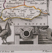 Load image into Gallery viewer, Sussex - Antique Map 1823