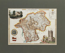 Load image into Gallery viewer, Westmoreland - Antique Map by Thomas Moule circa 1843