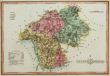 Load image into Gallery viewer, Westmoreland - Antique Map by J Wallis circa 1814