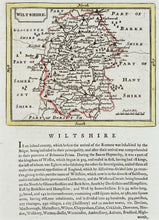 Load image into Gallery viewer, Wiltshire - Antique Map by Seller Grose circa 1787