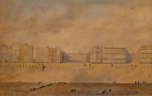 Load image into Gallery viewer, Framed Antique and Vintage Watercolours of Brighton - Marine Square
