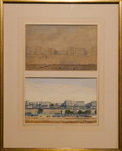 Load image into Gallery viewer, Framed Antique and Vintage Watercolours of Brighton - Marine Square
