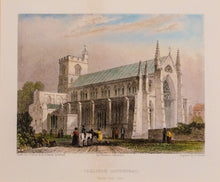 Load image into Gallery viewer, Carlisle Cathedral - Antique Steel Engraving circa 1842
