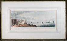 Load image into Gallery viewer, Brighton Suspension Pier (aka the Chain Pier) - Antique Aquatint circa 1829
