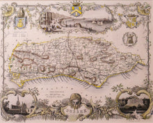 Load image into Gallery viewer, Antique Map of Sussex by T Moule - Steel Engraving circa 1848
