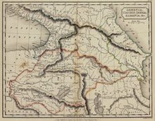 Load image into Gallery viewer, Armenia Colchis Iberia Albania - Antique Map circa 1833
