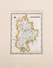 Load image into Gallery viewer, Bedfordshire - Antique Map by J&amp;C Walker circa 1830s
