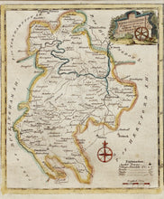 Load image into Gallery viewer, Bedfordshire - Antique Map by Thomas Kitchin circa 1749/86
