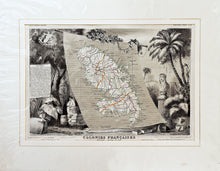 Load image into Gallery viewer, Colonies Francaises - Martinique - Antique Map circa 1840
