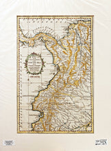 Load image into Gallery viewer, Map of the Countries on the South Sea from Panama to Guayquil - Antique Map 1777
