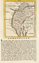 Load image into Gallery viewer, Cumberland - Antique Map by Seller and Grose circa 1787
