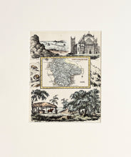 Load image into Gallery viewer, Devonshire Antique Map by R Ramble circa 1845
