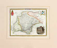 Load image into Gallery viewer, Devonshire - Antique Map by T Moule circa 1848

