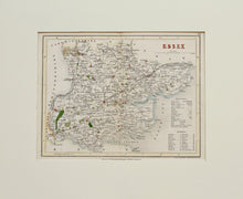 Load image into Gallery viewer, Essex - Antique Map by J Archer circa 1848
