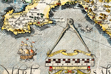 Load image into Gallery viewer, Glamorgan Comitatus Qui Olim Pars Silurum - Antique Map of Glamorganshire 1637
