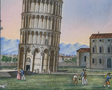 Load image into Gallery viewer, A Pair of Fine Views of the City of Pisa - circa 1830&#39;s
