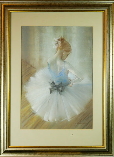 Russian Ballerina - A Charming Contemporary Pastel