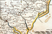 Load image into Gallery viewer, Suffolk - Antique Map by Robert Morden circa 1753
