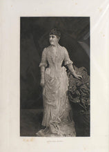 Load image into Gallery viewer, Adelina Patti - Antique Photogravure circa 1880
