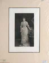 Load image into Gallery viewer, Adelina Patti - Antique Photogravure circa 1880
