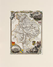 Load image into Gallery viewer, Huntingdonshire - Antique Map by Thomas Moule circa 1842 

