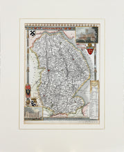Load image into Gallery viewer, Lincolnshire - Antique Map by Thomas Moule circa 1836
