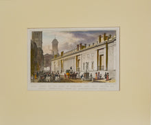 Load image into Gallery viewer, East Front of the Bank of England - Antique Steel Engraving circa 1828
