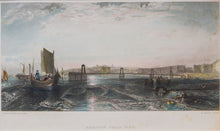 Load image into Gallery viewer, Brighton Chain Pier - Antique Steel Engraving circa 1860
