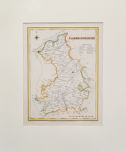Load image into Gallery viewer, Cambridgeshire - Antique Map by J &amp; C Walker circa 1850
