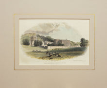 Load image into Gallery viewer, Chatsworth Derbyshire - Antique Steel Engraving circa 1860
