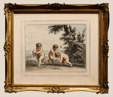 Load image into Gallery viewer, Cupids at Play Stipple Engraving by Bartolozzi 1787
