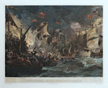 Load image into Gallery viewer, The Defeat of the Spanish Armada - Antique Copper Engraving 1805
