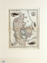 Load image into Gallery viewer, Denmark - Antique Map circa 1851
