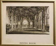 Load image into Gallery viewer, Dining Room Royal Pavilion Brighton  Aquatint 1808
