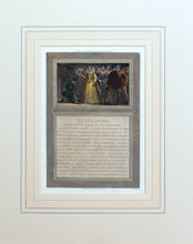 Load image into Gallery viewer, Admiral Drake Knighted by Queen Elizabeth - Antique Copper Engraving 1805
