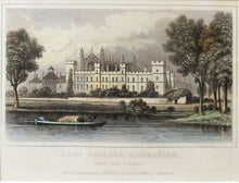 Load image into Gallery viewer, Eton College Berkshire - Antique Steel Engraving circa 1848
