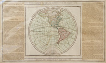 Load image into Gallery viewer, Geographie Moderne Historique et Politique - Antique Map of the Americas circa 1766
