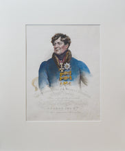 Load image into Gallery viewer, Portrait of George IV - Antique Stipple Engraving circa 1820s
