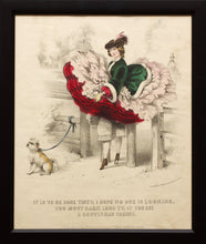 Load image into Gallery viewer, Its No Use Tiney and It Is To Be Done Tiney - Pair of Hand Coloured Lithographs 1858
