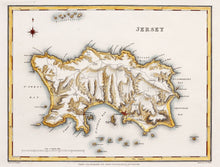 Load image into Gallery viewer, Jersey - Antique Map by J&amp;C Walker circa 1831
