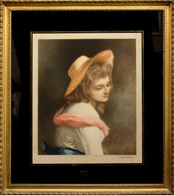 Load image into Gallery viewer, Lady Hamilton As Ariadne Mezzotint 1912
