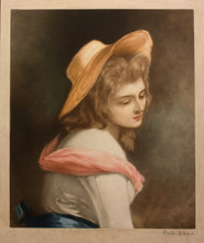 Load image into Gallery viewer, Lady Hamilton As Ariadne Mezzotint 1912

