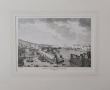 Load image into Gallery viewer, Entree de Francais Dans Livourne - Antique Copper Engraving 1802
