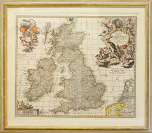 Load image into Gallery viewer, Early Map of Great Britain - Antique Map by Visscher circa 1690
