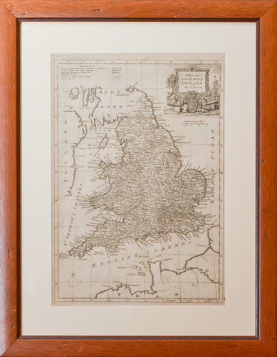 Antique Map of England - by T Bowen circa 1770s