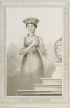 Load image into Gallery viewer, Miss Platoff - Antique Stipple Engraving circa 1800
