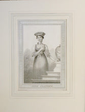 Load image into Gallery viewer, Miss Platoff - Antique Stipple Engraving circa 1800
