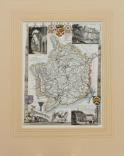Load image into Gallery viewer, Monmouthshire - Antique Map by Thomas Moule circa 1848
