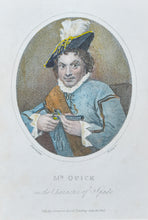 Load image into Gallery viewer, Mr Quick as the Character of Spado - Antique Stipple Engraving 1802
